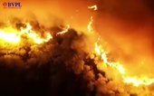 Hình ảnh biển lửa kinh hoàng thiêu rụi 50ha rừng thông ở Hà Tĩnh