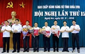Ban Bí thư Trung ương Đảng chỉ định 6 lãnh đạo sở, địa phương tham gia BCH Đảng bộ Nghệ An