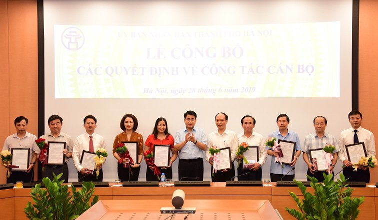 Hà Nội bổ nhiệm nhiều nhân sự mới