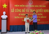 Trường đào tạo, bồi dưỡng nghiệp vụ kiểm sát tại TP Hồ Chí Minh có tân Phó hiệu trưởng