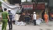 Thông tin chính thức về vụ sập ban công và một phần mặt tiền nhà 56 phố Hàng Bông