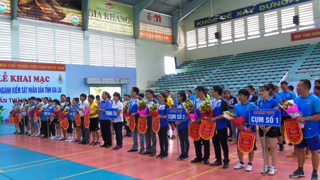 VKSND tỉnh Gia Lai tổ chức Hội thao kỷ niệm 59 năm ngày thành lập Ngành
