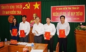 Ban Bí thư chuẩn y Ủy viên và Phó Chủ nhiệm UBKT Tỉnh ủy Bình Thuận