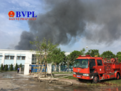 Cháy lớn tại Công ty may mặc Makalot Việt Nam