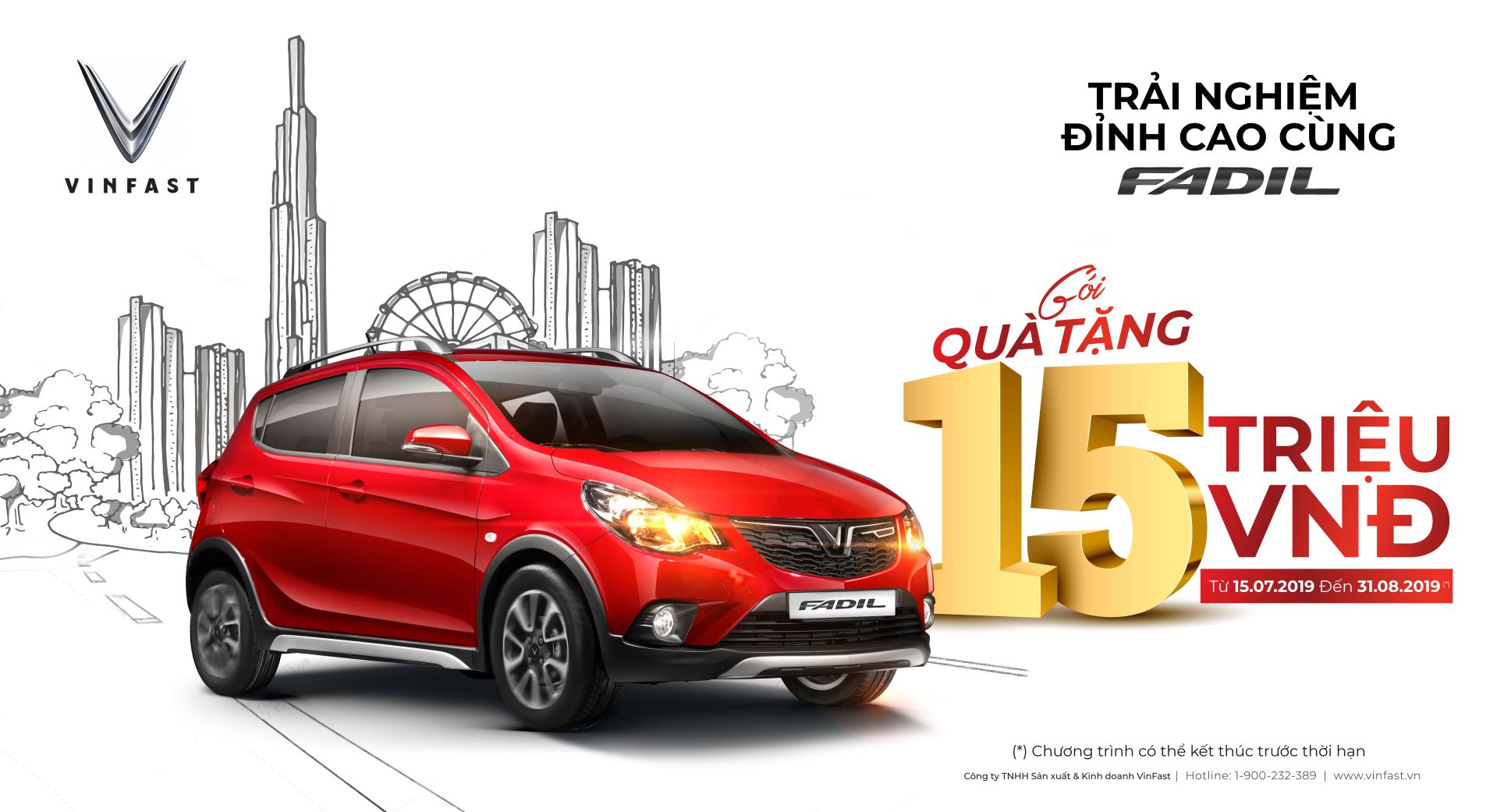 Chủ sở hữu xe Fadil nhận ưu đãi lớn từ VinFast