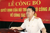Thượng tá Lê Ngọc Anh được bổ nhiệm Trưởng Công an TP Thanh Hóa