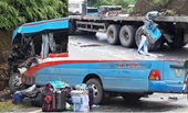 Tạm giữ hình sự lái xe đầu kéo vụ xe khách đâm vào núi ở Tuyên Quang
