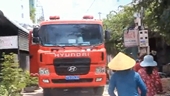 54 ngàn người “đứt” nước sinh hoạt, tỉnh huy động xe chữa cháy chở nước cho dân