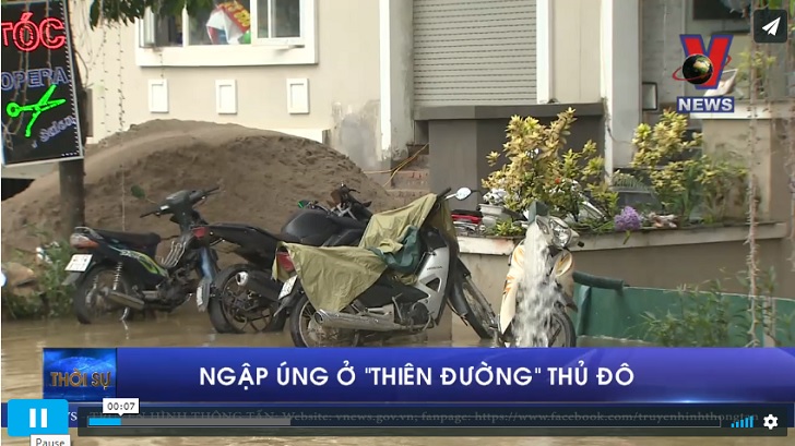 Ngập úng ở “thiên đường” thủ đô