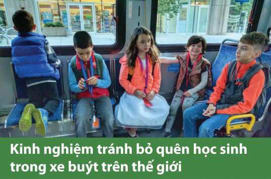 Kinh nghiệm tránh bỏ quên học sinh trong xe buýt