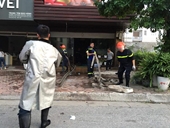 Cháy quán massage ở Hà Nội, nhiều nhân viên chạy thoát thân