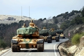 Lo Syria giải phóng miền Bắc, Thổ Nhĩ Kỳ điều hơn 50 thiết giáp sang giúp phiến quân Idlib