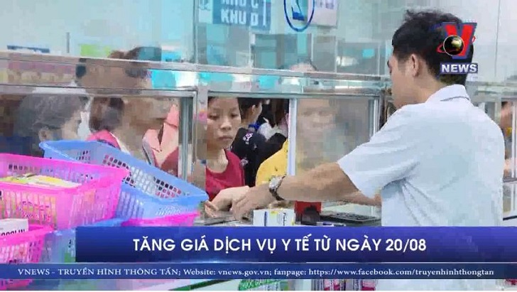 Tăng giá dịch vụ y tế từ ngày hôm nay 20 8