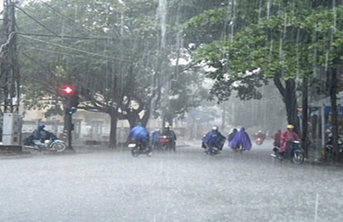 Bắc Bộ có mưa rào và dông, vùng núi có nơi mưa rất to