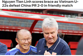 Báo châu Á choáng với chiến thắng của U22 Việt Nam trước U22 Trung Quốc