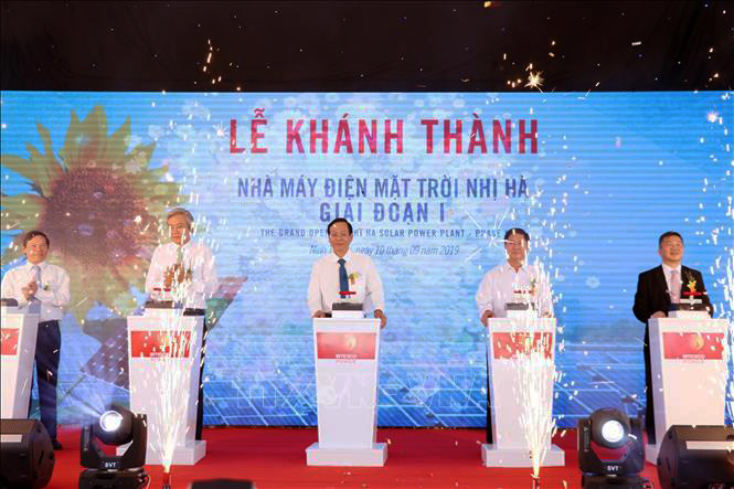 Khánh thành Nhà máy điện mặt trời Nhị Hà hơn 1 100 tỉ đồng