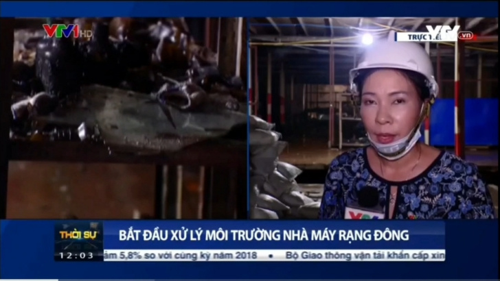 Bắt đầu xử lý môi trường nhà máy Rạng Đông