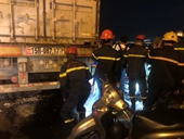 Thông tin bất ngờ vụ tai nạn trên cầu Thanh Trì giữa container và 3 xe máy