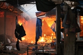 Làm rõ nguyên nhân vụ cháy kinh hoàng tại chợ Mộc Bài