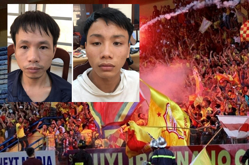 Đã xác định các đối tượng đốt pháo, chống người thi hành công vụ, làm loạn sân Hàng Đẫy