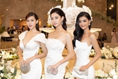 Top 3 Miss World Việt Nam đọ dáng khoe đường cong hút mắt