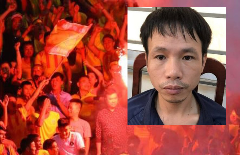 Bắt tạm giam đối tượng đốt pháo sáng tại SVĐ Hàng Đẫy