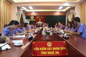 Viện KSND tỉnh Nghệ An nâng cao chất lượng nghiệp vụ các đơn vị cấp phòng