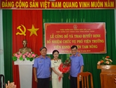 VKSND huyện Tam Nông có tân nữ Phó Viện trưởng