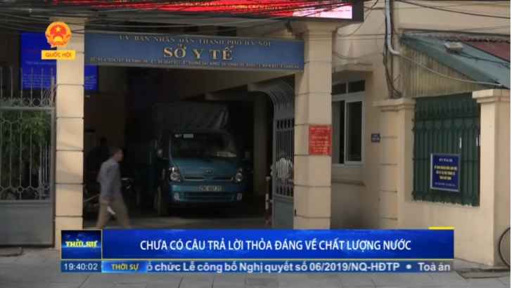 Chưa có câu trả lời thỏa đáng về chất lượng nước