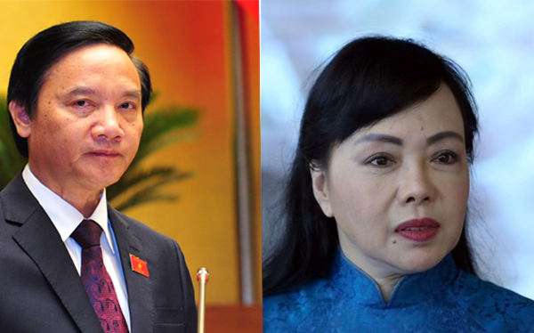 Quốc hội sẽ miễn nhiệm Chủ nhiệm Uỷ ban Pháp luật và Bộ trưởng Y tế