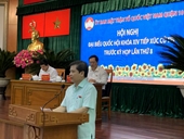 Viện trưởng Lê Minh Trí tiếp xúc cử tri phiên cuối tại TP Hồ Chí Minh