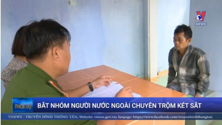 Bắt nhóm người nước ngoài chuyên trộm két sắt