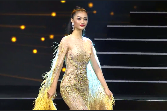 Kiều Loan toả sáng trong đêm bán kết Miss Grand International