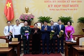 Hà Nội bầu, miễn nhiệm nhiều chức danh uỷ viên UBND TP