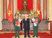 Tổng Bí thư, Chủ tịch nước Nguyễn Phú Trọng trao Quyết định thăng quân hàm Thượng tướng