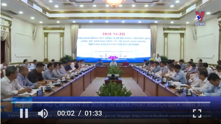 TP HCM đề xuất thí điểm phạt nguội qua hình ảnh