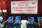 Chi đoàn VKSND huyện Kỳ Sơn tham gia hiến máu tình nguyện