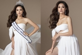 Hoa hậu Lương Thùy Linh quyến rũ hút mắt trên trang chủ Miss World