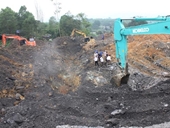 Sạt lở đất ở công ty than, 4 công nhân thiệt mạng