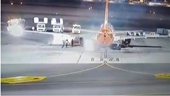 Máy bay Ukraine bất ngờ bốc cháy khi hạ cánh ở Ai Cập