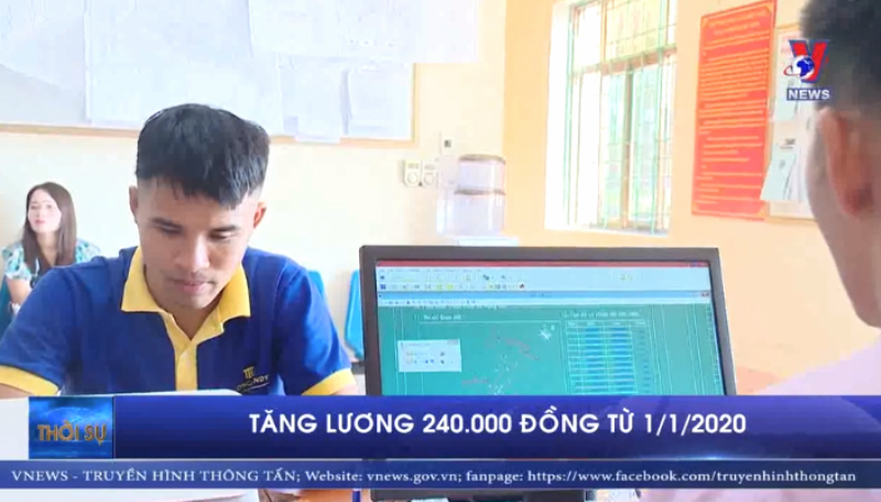 Lương tăng 240 000 đồng từ 1 1 2020