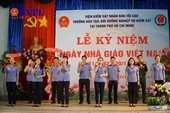 Trường Đào tạo, Bồi dưỡng nghiệp vụ Kiểm sát kỷ niệm Ngày Nhà giáo Việt Nam