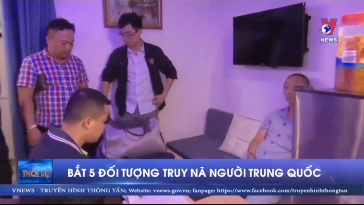 Bắt 5 đối tượng truy nã người Trung Quốc