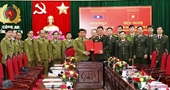 Sơn La - Luông Pha Băng và Bò Kẹo Lào phối hợp bảo đảm an ninh trật tự