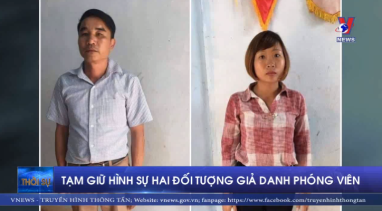 Hai đối tượng mạo danh báo chí để cưỡng đoạt tài sản