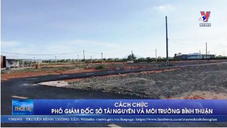 Cách chức Phó Giám đốc Sở Tài nguyên và Môi trường Bình Thuận