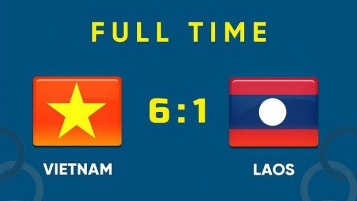 Diễn biến chính trận U22 Việt Nam hạ gục U22 Lào với tỷ số 6-1