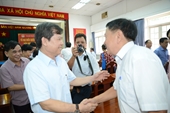 Viện trưởng Lê Minh Trí tiếp xúc cử tri tại TP Hồ Chí Minh sau kỳ họp thứ 8