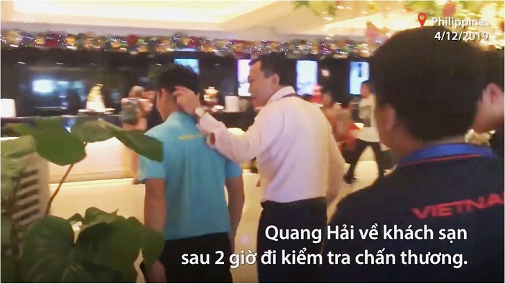 Quang Hải không thể đá trận Thái Lan