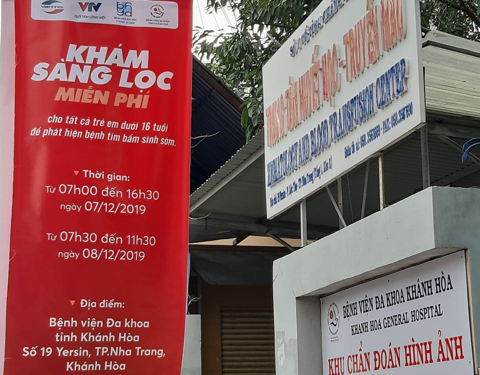 Khám sàng lọc phát hiện bệnh tim bẩm sinh miễn phí cho trẻ em dưới 16 tuổi